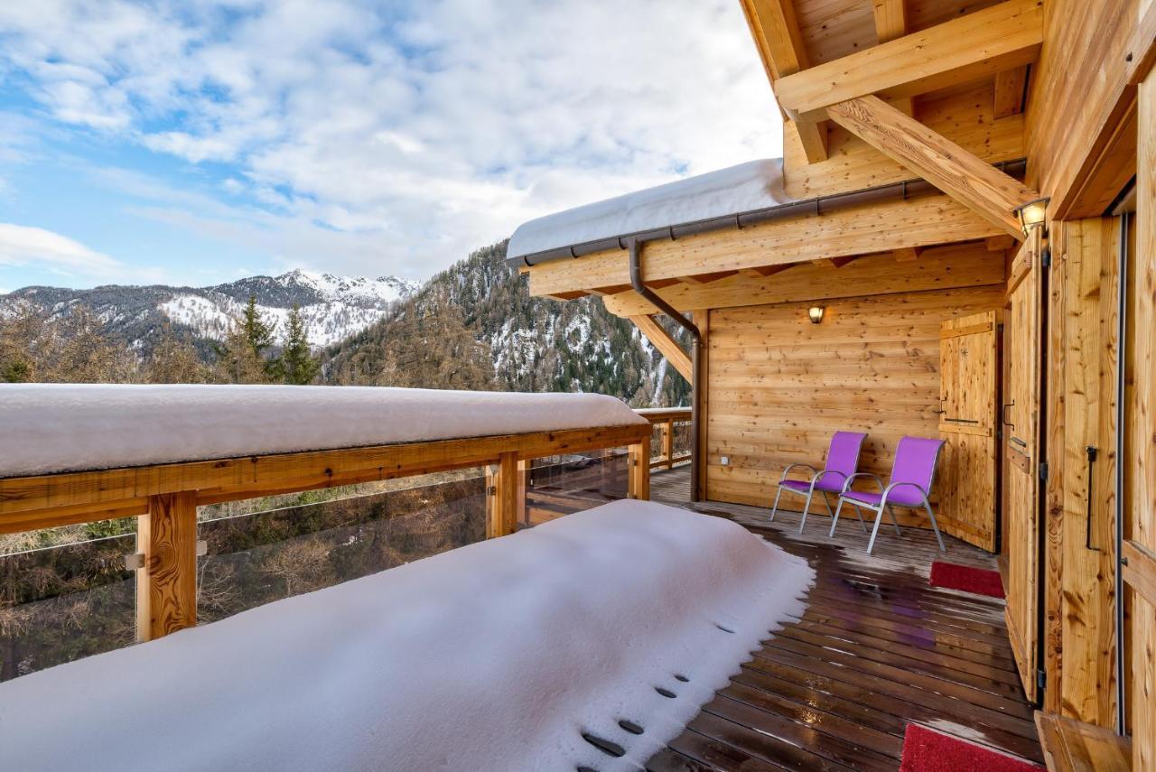 Chalet Flocon De Neige - Jacuzzi - Sauna La Tzoumaz Luaran gambar