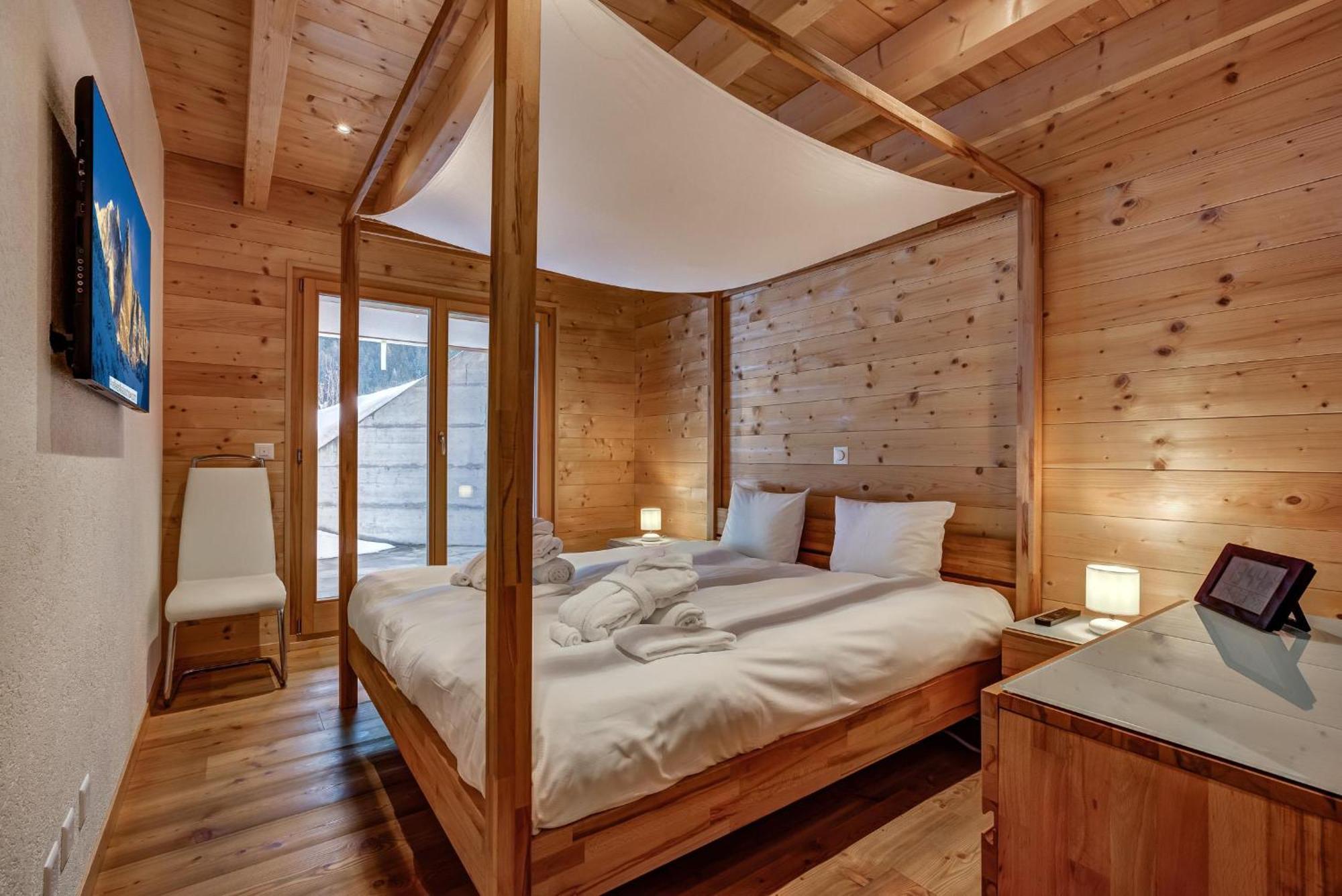 Chalet Flocon De Neige - Jacuzzi - Sauna La Tzoumaz Luaran gambar
